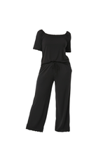 تحميل الصورة إلى عارض المعرض، Women’s Short Sleeve Pajamas – Moonless Night