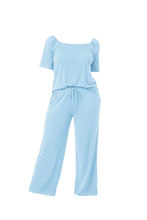 تحميل الصورة إلى عارض المعرض، Women’s Short Sleeve Pajamas – Nantucket Breeze