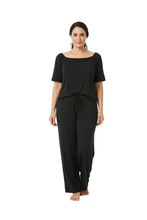 تحميل الصورة إلى عارض المعرض، Women’s Short Sleeve Pajamas – Moonless Night