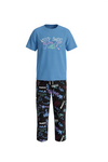 Boys SS Round Neck T-Shirt with Pants Pajama Set – All Aboard