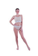 Load image into Gallery viewer, Women Sports Bra, Brown White Plaids