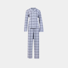 تحميل الصورة إلى عارض المعرض، بيجامة قطن جرسي كم طويل رمادي جراي