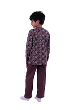 تحميل الصورة إلى عارض المعرض، بنطلون صالة للأولاد بلون الشوكولاتة المر