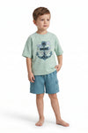 Boys SS Oversize T-Shirt With Short Pajama Set – Dewkist