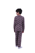 Load image into Gallery viewer, Boy LOUNGE PANTS Black paisely