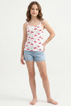 Girls Slip Top – Cherry