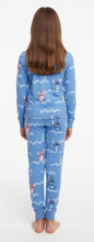 Load image into Gallery viewer, LS PJ WITH PANTS AOP/Della Robbia Stitch Thermal, 100% Synthetic Knit
