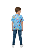 تحميل الصورة إلى عارض المعرض، Boys All Over Print Polyester T-Shirt