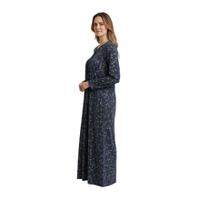 Load image into Gallery viewer, Women LS Dress | Navy Garden