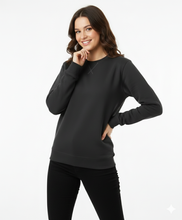 تحميل الصورة إلى عارض المعرض، Crewneck Sweatshirt for Him & Her | Cool Gray & Moonless Night