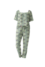 Load image into Gallery viewer, Women’s Short Sleeve Pajamas – Ether Flower Flowy