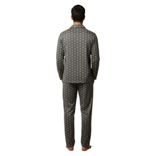 Load image into Gallery viewer, Men LS Pajama With Buttons | Grey Kite