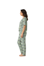 Load image into Gallery viewer, Women’s Short Sleeve Pajamas – Ether Flower Flowy