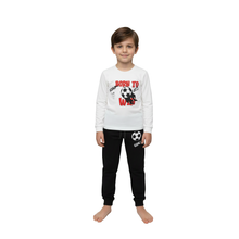Load image into Gallery viewer, Boys LS Pajama | Bright White