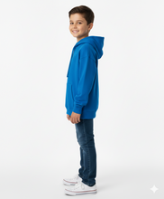 تحميل الصورة إلى عارض المعرض، Boys' Hoodie, PALS Blue ,Chinese Red, Cool Gray & Bright White