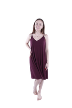 Load image into Gallery viewer, Women Slip Dress - Windsor Wine