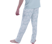 تحميل الصورة إلى عارض المعرض، Men Lounge Pants - Green White Flower