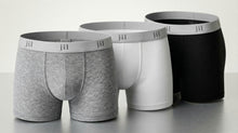 تحميل الصورة إلى عارض المعرض، Men 3" Trunk Pack of 3, BASIC COLORS "WH, GR, BL"