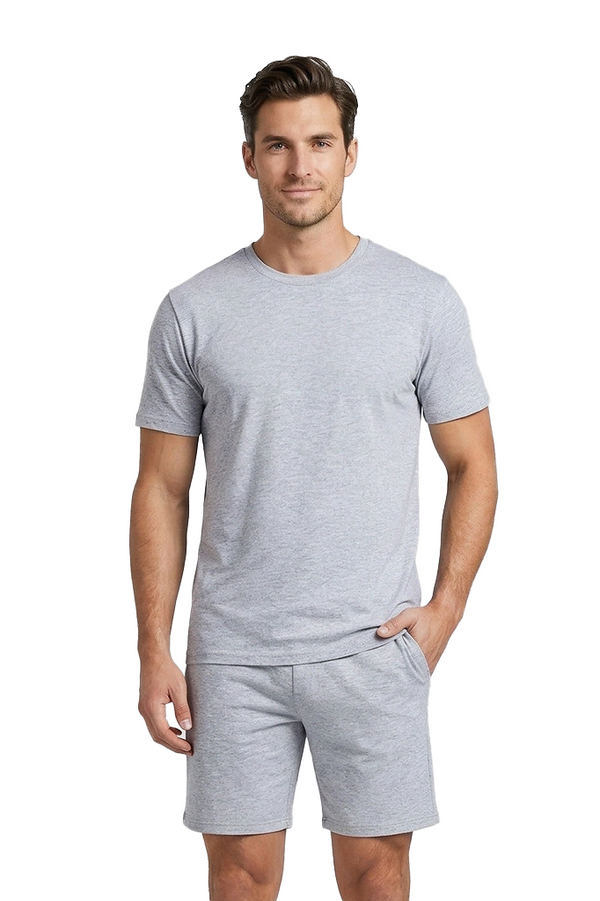SS PAJAMA WITH SHORT Grey
