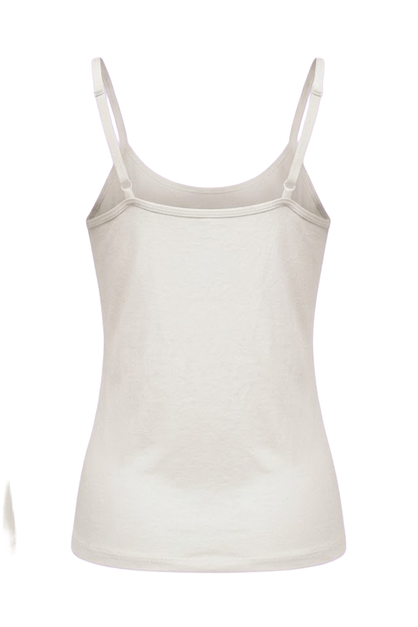 Women's Camisole Top White Cap Grey