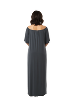 Load image into Gallery viewer, Women’s Short Sleeve Flowy Dress – Lava Smoke