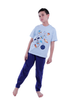 Boys Short Sleeve Pajama with Shorts and Pants