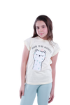Girls Short Sleeve Pajama with Rib Legging - Transparent Yellow