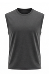 Men Sleeveless Cotton Tank Top – Cool Grey 11C