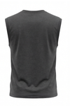 Men Sleeveless Cotton Tank Top – Cool Grey 11C
