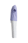 Girls SS T-Shirt With Ruffles & Bermuda Pants Pajama Set – Baby Lavender
