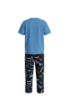 Boys SS Round Neck T-Shirt with Pants Pajama Set – All Aboard