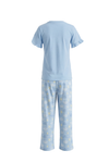 Girls SS T-Shirt With Ruffles & Bermuda Pants Pajama Set – Nantucket Breeze