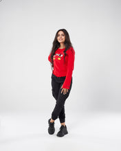 Load image into Gallery viewer, Disney WOMEN BESOS LS RED T-SHIRT