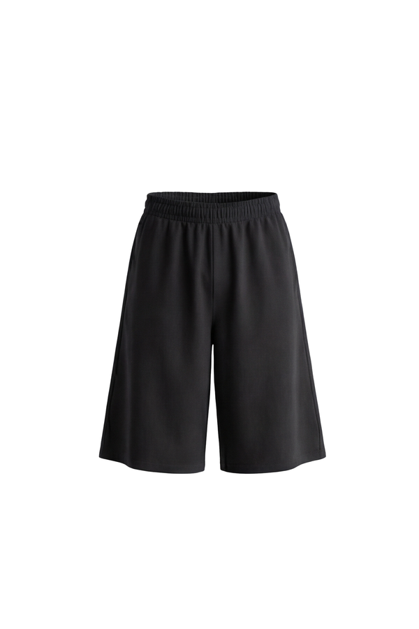 Men Wide Leg Cotton Shorts – Moonless Night