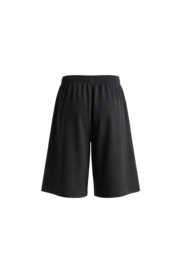 Men Wide Leg Cotton Shorts – Moonless Night
