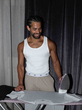 Load image into Gallery viewer, JIL ,Singlet white 60/2 Yarn
