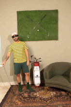 Load image into Gallery viewer, SS PAJAMA WITH SHORT(Green Stripes)