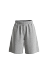 Men Wide Leg Cotton Shorts –  Cool Gray 4C