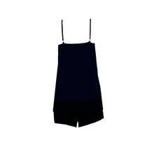 Load image into Gallery viewer, SLIP PAJAMA WITH SHORT Black