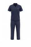 Men V-Neck Polo Pajama Set with Pants – Naval Academy