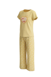 Girls SS T-Shirt With Rib Legging Pajama Set – Mellow Yellow