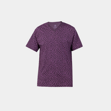 Load image into Gallery viewer, Short Sleeve V Pink Flowers