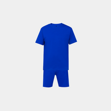 Load image into Gallery viewer, SS PAJAMA WITH SHORT Blue