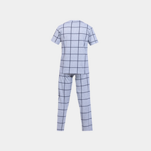 Load image into Gallery viewer, Men Short sleeve Pijama Grey squares