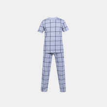 Load image into Gallery viewer, Men Short sleeve Pijama Grey squares