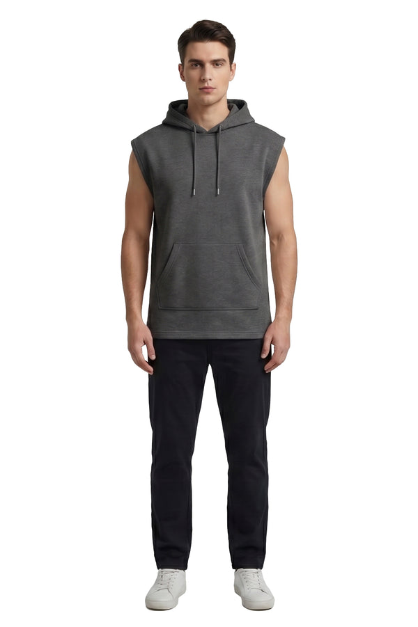 Men Sleeveless Hoodie – Moonless Night