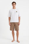 Men Oversized Cotton Pajama Set – Bright White