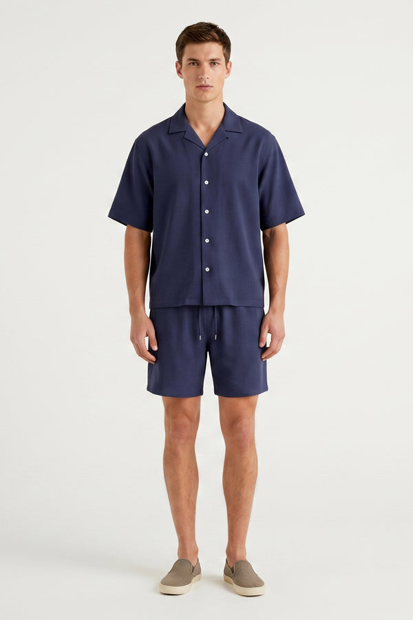 Men Oversized Waffle Pajama Set – Naval Academy