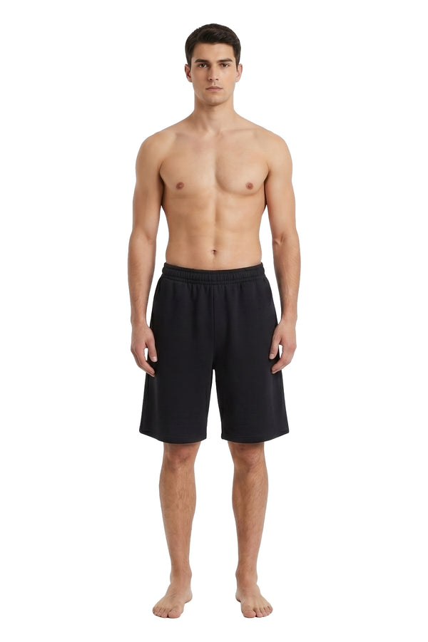 Men Wide Leg Cotton Shorts – Moonless Night