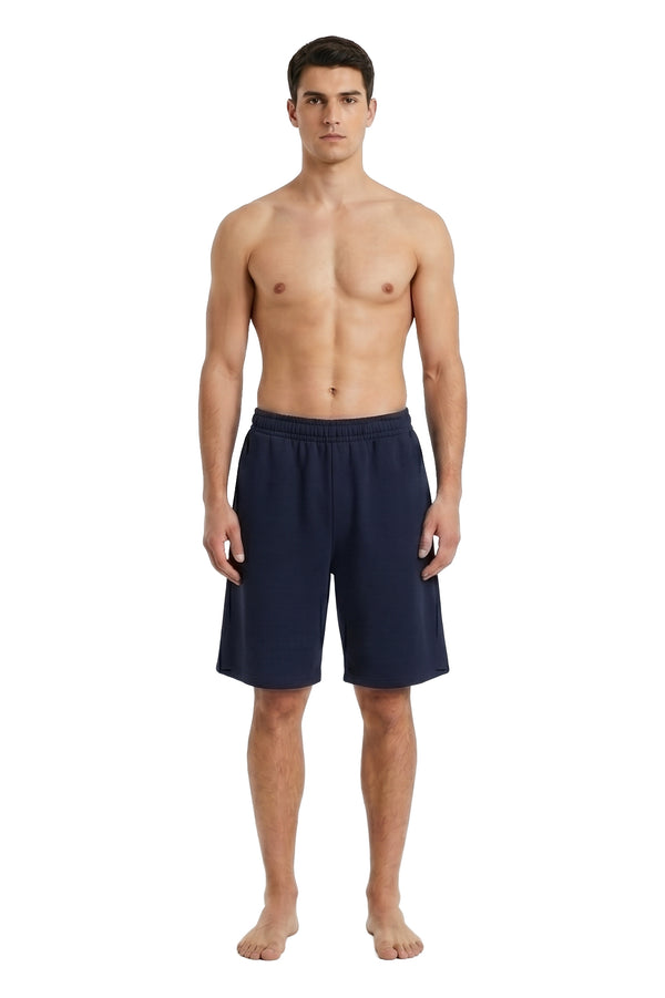 Men Wide Leg Cotton Shorts – Naval Academy